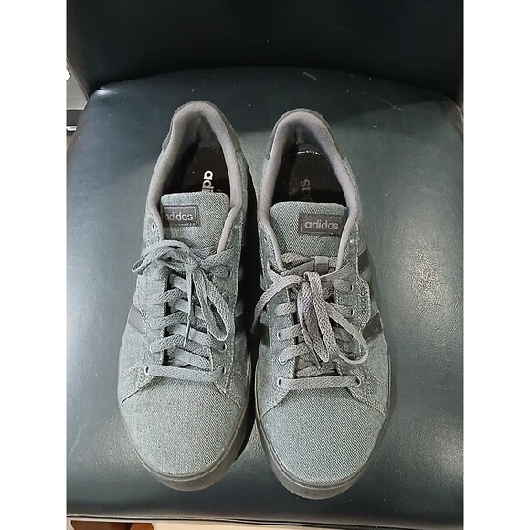 Adidas Daily 3.0 Grey Black/Grey Sneakers. GY5482. Men Size 10. Pre-Loved. - Picture 3 of 7